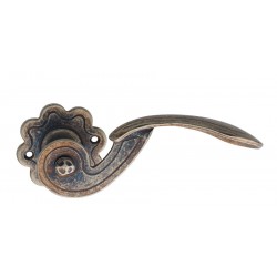 Πόμολο πόρτας χειρολαβή με ροζέτα 145 Νίκελ Αντικέ Πόμολο πόρτας χειρολαβή με ροζέτα 145 Νίκελ Αντικέ