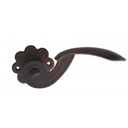 Πόμολο πόρτας χειρολαβή με ροζέτα 145 Αντικέ Σκουριά Πόμολο πόρτας χειρολαβή με ροζέτα 145 Αντικέ Σκουριά