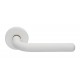 Πόμολο πόρτας χειρολαβή με ροζέτα 2211 Λευκό