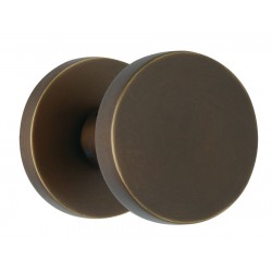 Πόμολο πόρτας με ροζέτα και περιστρεφόμενη χειρολαβή 2241 Μπρονζέ Ματ