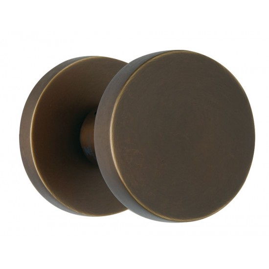 Πόμολο πόρτας με ροζέτα και περιστρεφόμενη χειρολαβή 2241 Μπρονζέ Ματ