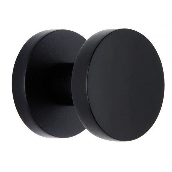 Πόμολο πόρτας με ροζέτα και περιστρεφόμενη χειρολαβή 2241 Μαύρο