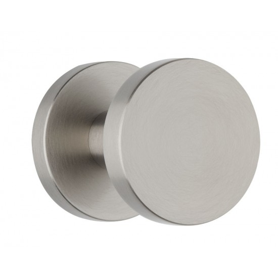 Πόμολο πόρτας με ροζέτα και περιστρεφόμενη χειρολαβή 2241 Νίκελ Ματ