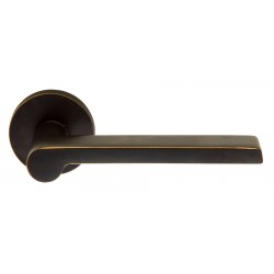 Πόμολο πόρτας χειρολαβή με ροζέτα 2331 Μπρονζέ Ματ