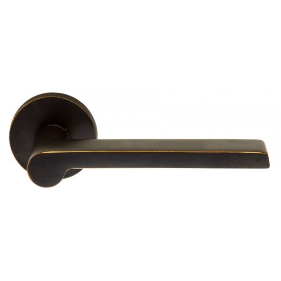 Πόμολο πόρτας χειρολαβή με ροζέτα 2331 Μπρονζέ Ματ