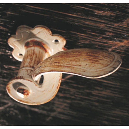 Πόμολο πόρτας χειρολαβή με ροζέτα 145 Νίκελ Αντικέ Πόμολο πόρτας χειρολαβή με ροζέτα 145 Νίκελ Αντικέ