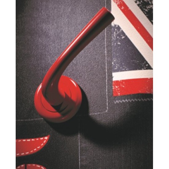 Πόμολο πόρτας χειρολαβή με ροζέτα 201 Νίκελ Ματ