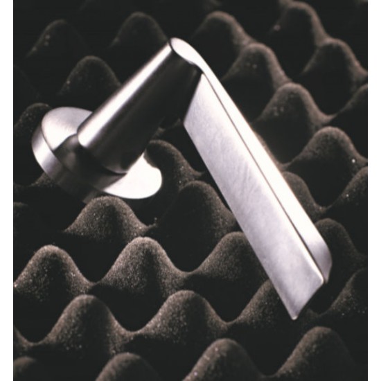 Πόμολο πόρτας χειρολαβή με ροζέτα 2051 Χρώμιο Ματ