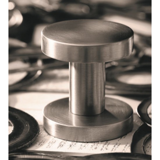 Πόμολο πόρτας με ροζέτα και περιστρεφόμενη χειρολαβή 2241 Νίκελ Ματ