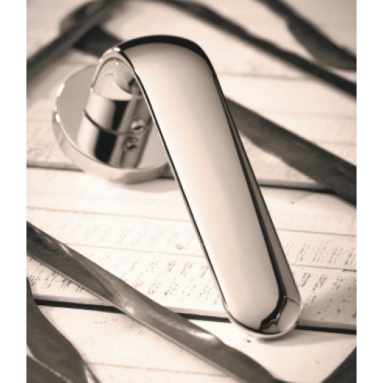 Πόμολο πόρτας χειρολαβή με ροζέτα 2311 Χρώμιο