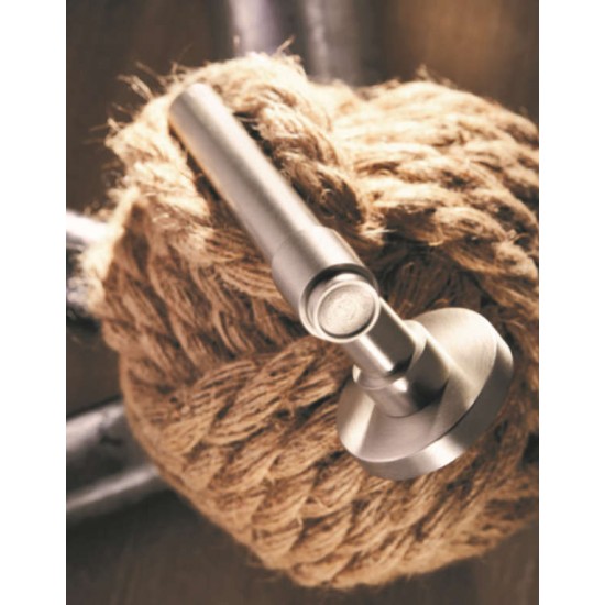 Πόμολο πόρτας χειρολαβή με ροζέτα 2321 Νίκελ Ματ