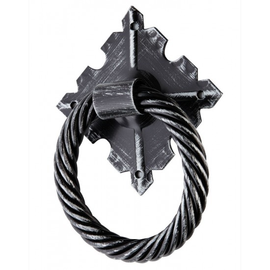 Ρόπτρα εξώπορτας 207 Μαύρο Πατίνα Ασημί