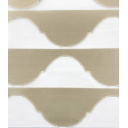 Ρολοκουρτίνα Διπλή 3D Harmony Caramel - Μπέζ 