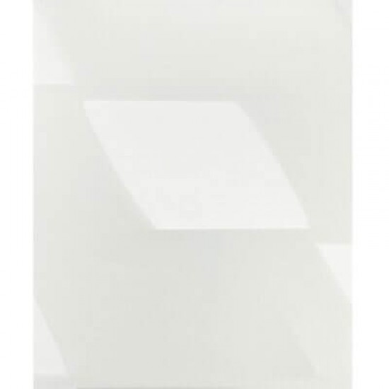 Ρολοκουρτίνα Διπλή 3D Cube White - Λευκό