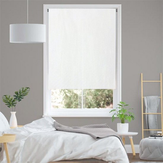 Ρολοκουρτίνα Μερικής Συσκότισης Άφλεκτη Λευκό FR 1510