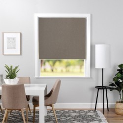 Ρολοκουρτίνα Ολικής Συσκότισης Καφέ Γκρί Απαλό 2014