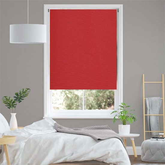 Ρολοκουρτίνα Ολικής Συσκότισης Κόκκινο 2019