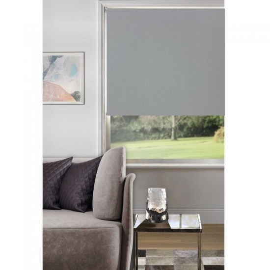 Ρολοκουρτίνα Ολικής Συσκότισης Άφλεκτη Γκρί FR 2104