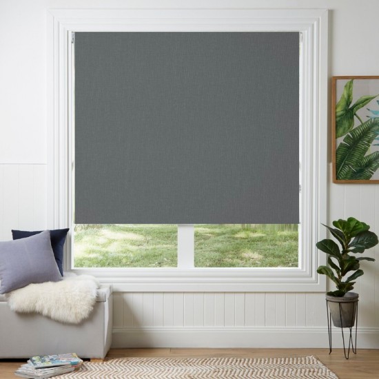 Ρολοκουρτίνα Ολικής Συσκότισης Γκρί Σκούρο 2206
