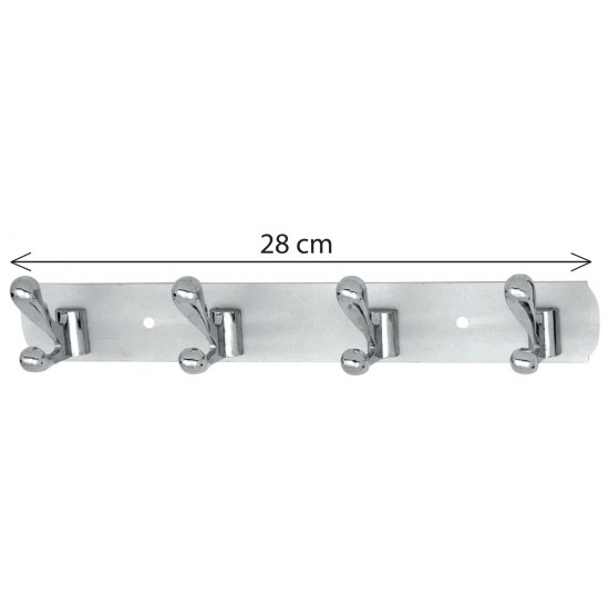 Κρεμάστρα τοίχου Κ11063/4 Νίκελ/Νίκελ ματ