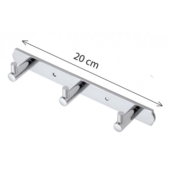 Κρεμάστρα τοίχου Κ21063/3 Νίκελ