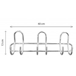 Κρεμάστρα τοίχου Κ41063/6 Νίκελ ματ
