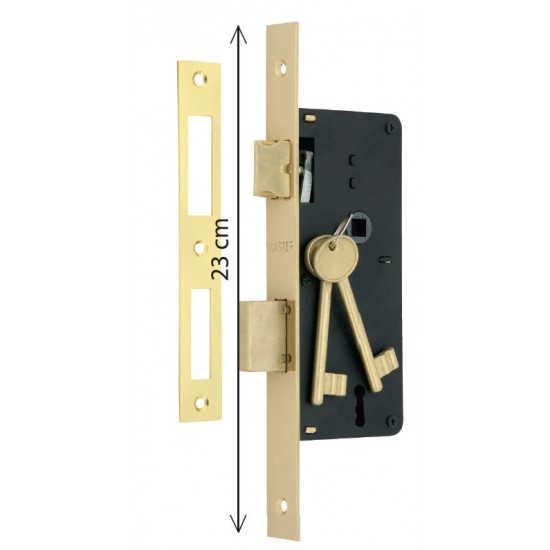 Κλειδαριά εσωτερικής πόρτας τετράγωνη 