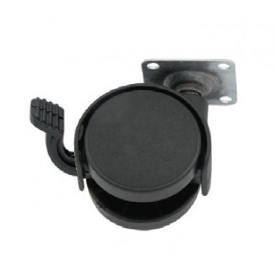 Ρόδα επίπλων με φρένο G025