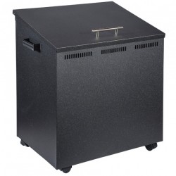 Μεταλλική ξυλιέρα τζακιού Viometal 1072 Σεβίλλη Μαύρο χρώμα