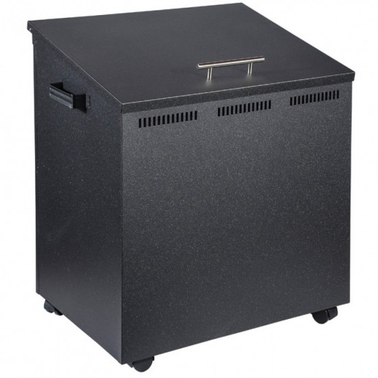 Μεταλλική ξυλιέρα τζακιού Viometal 1072 Σεβίλλη Μαύρο χρώμα