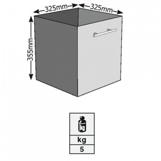 Μεταλλική ξυλιέρα τζακιού Viometal 1040 ΡΟΥΕΝ Μαύρο χρώμα
