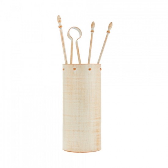 Εργαλεία με Κουβά Zogometal K05-0671 σε χρώμα Κρεμ Πατίνα Χαλκός