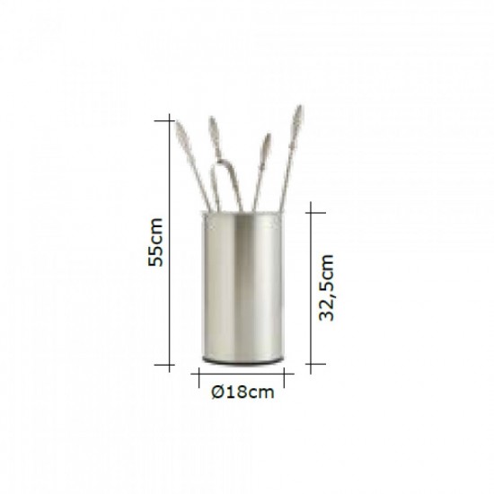Εργαλεία με Κουβά Zogometal K29-1190 σε χρώμα Ανοξείδωτο Ματ