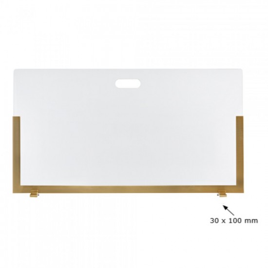 Γυάλινη Κάλυψη τζακιού 543 σε χρώμα Όρο Ματ Γυάλινη Κάλυψη τζακιού 543 σε χρώμα Όρο Ματ