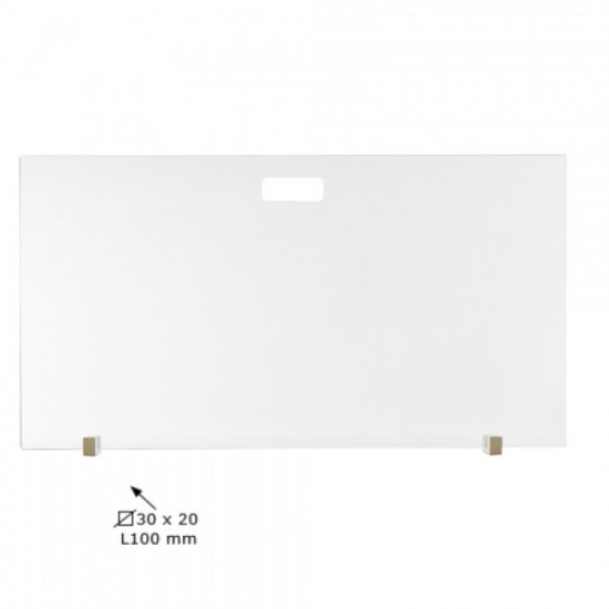 Γυάλινη Κάλυψη τζακιού 585 σε χρώμα Όρο Ματ Γυάλινη Κάλυψη τζακιού 585 σε χρώμα Όρο Ματ