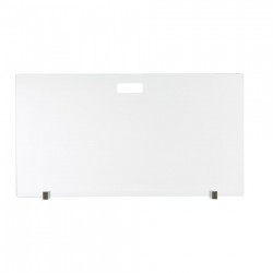 Γυάλινη Κάλυψη τζακιού 585 σε χρώμα Καφέ Ελιάς