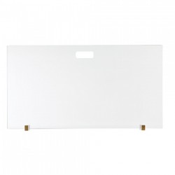 Γυάλινη Κάλυψη τζακιού 585 σε χρώμα Όρο Ματ