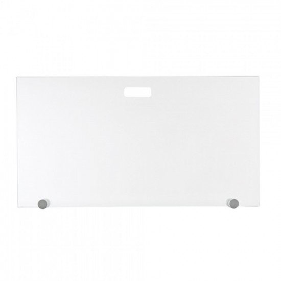 Γυάλινη Κάλυψη τζακιού 586 σε χρώμα Λευκό Πάγου Γυάλινη Κάλυψη τζακιού 586 σε χρώμα Λευκό Πάγου