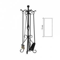 Σετ κρεμανταλάδες Zogometal 0683-Β16 σε Χρώμα Mαύρο