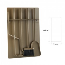 Επιτοίχιο σετ κρεμανταλάδων Zogometal W02-1230 σε Χρώμα Καφέ Ελιάς